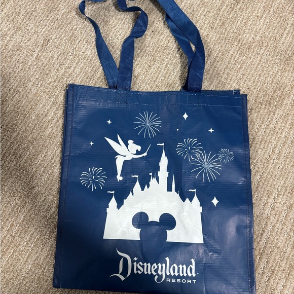 Disney Handbags - Disney Blue and White Disneyland Resort Tinker Bell Castle Tote Bag